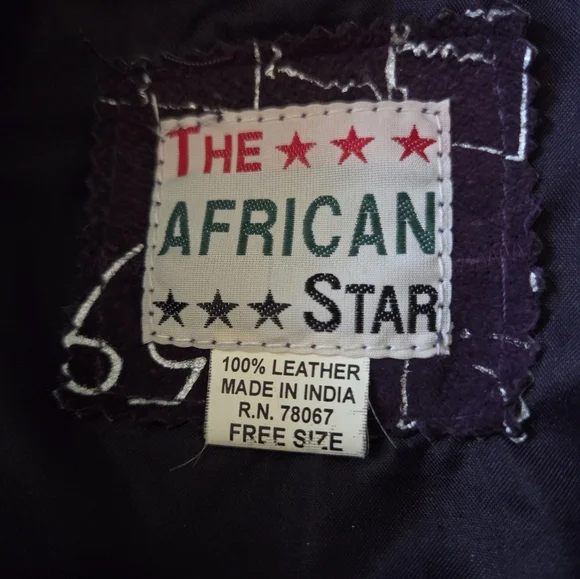 Map of Africa- Swing Coat-African Star - Picture 6 of 6